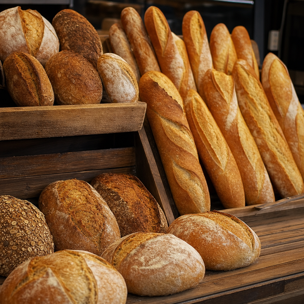 Crusty Swiss bread loaf